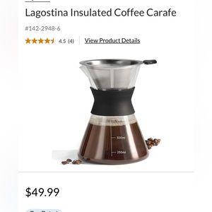 Lagostina Insulated Coffee Carafe
